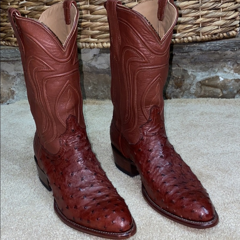 Women’s Tecovas Ostrich boots, size 10B
